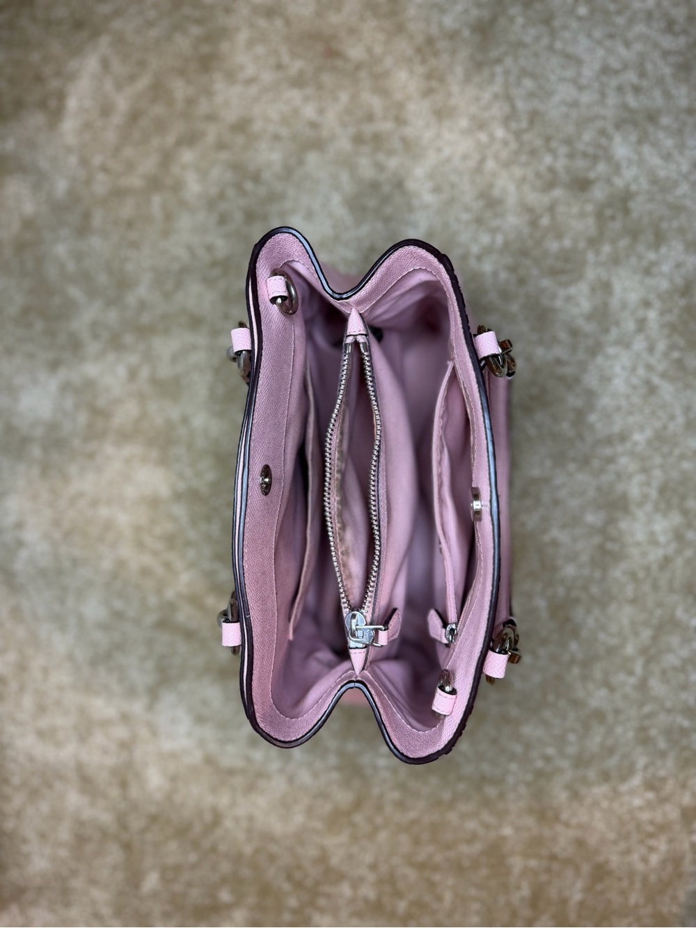 Coach Blush Pink Leather Purse - Picture 3 of 5